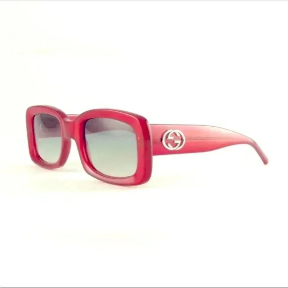 Rare Vintage Authentic Gucci GG
2407/S 3BY Cherry 51mm Gray
Gradient Sunglasses - Picture 1 of 12
